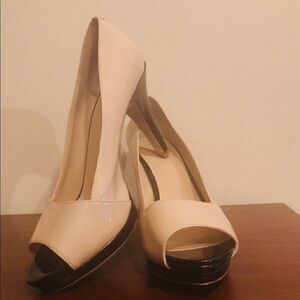 Worn once Nine West peep toe